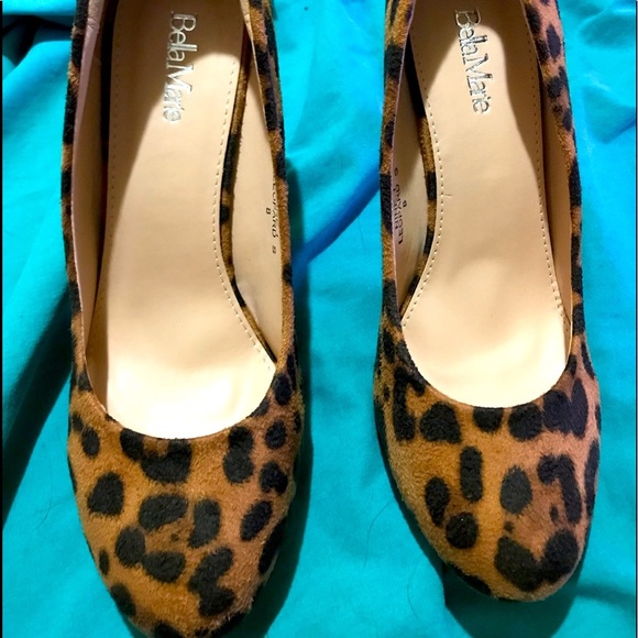 Bella Marie Shoes - Beautiful Belle Marie Leopard Print heels. Women’s US 7.5 wore one time.